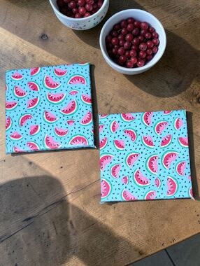 Watermelon Coaster Set